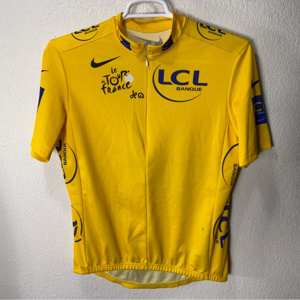 Nike Dri Fit Le Tour De France 2010 LCL VTG Biking Jersey Men’s Size L